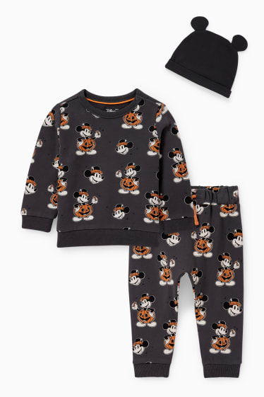 Babys - Micky Maus - Halloween-Baby-Outfit - 3 teilig - schwarz