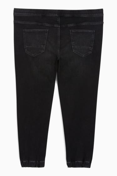 Herren - Tapered Jeans - Flex Jog Denim - LYCRA® - schwarz