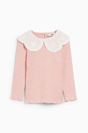 Enfants filles - Haut à manches longues - rose