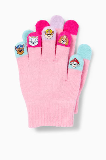 Enfants filles - Pat’Patrouille - gants - rose