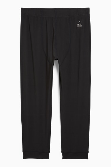 Home - Pantalons interiors tèrmics de llargada 3/4 - negre