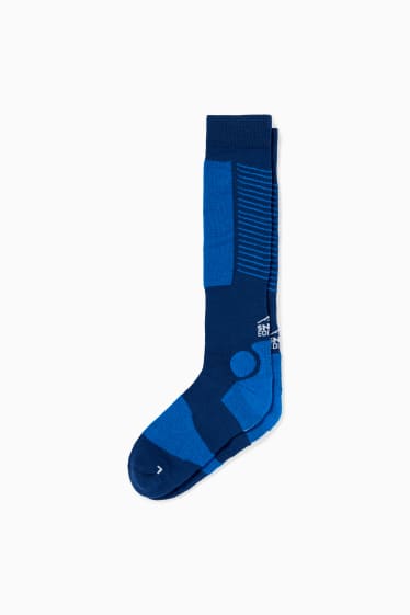 Uomo - Calze da sci - blu / blu scuro