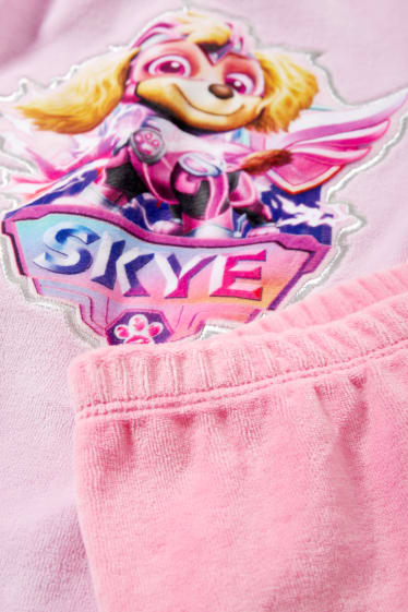 Bambine - PAW Patrol - pigiama invernale - 2 pezzi - rosa