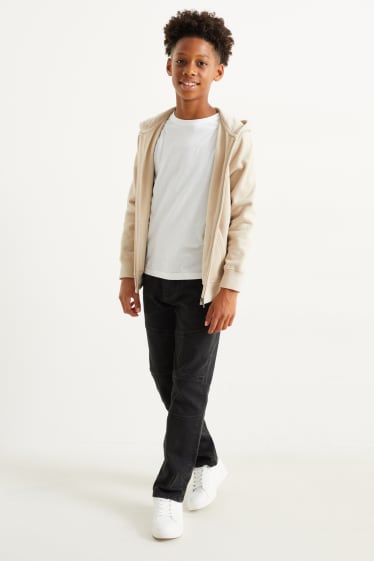 Enfants garçons - Jean coupe droite - jean gris