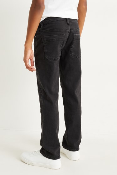 Enfants garçons - Jean coupe droite - jean gris