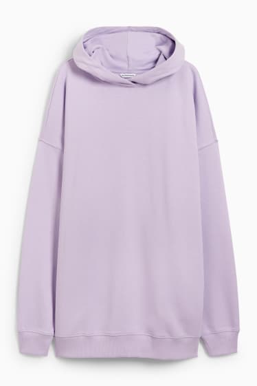 Femmes - CLOCKHOUSE - robe en molleton à capuche - violet