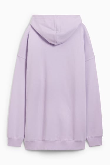 Femmes - CLOCKHOUSE - robe en molleton à capuche - violet