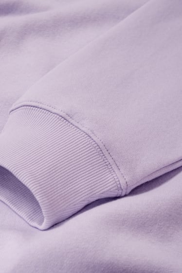 Femmes - CLOCKHOUSE - robe en molleton à capuche - violet