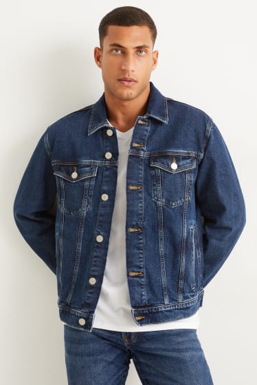 Men - Denim jacket - blue denim