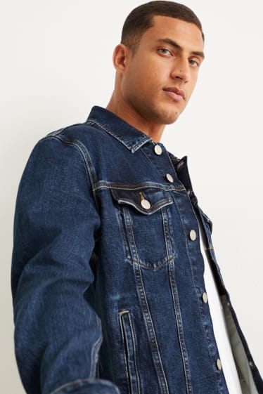 Herren - Jeansjacke - LYCRA® - jeansblau