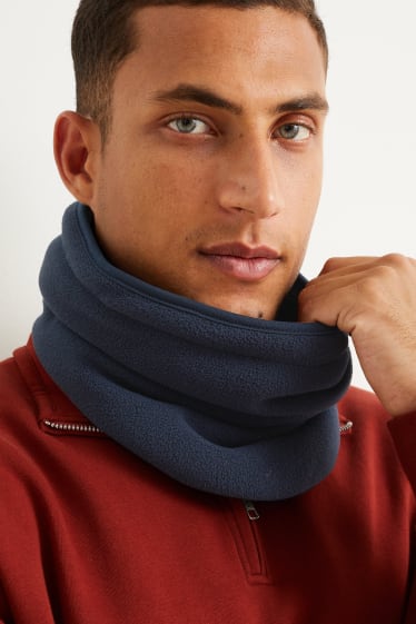 Uomo - Scaldacollo - THERMOLITE® - blu scuro