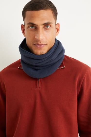 Uomo - Scaldacollo - THERMOLITE® - blu scuro