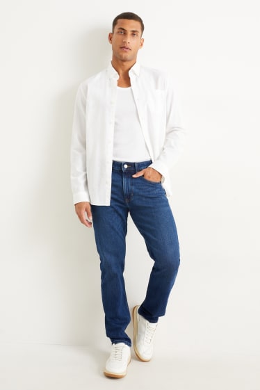 Men - Straight jeans - blue denim