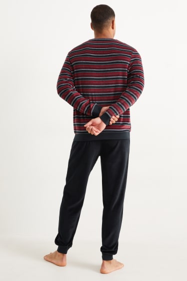 Herren - Winterpyjama - schwarz