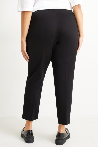 Femmes - Pantalon de jersey - regular fit - noir