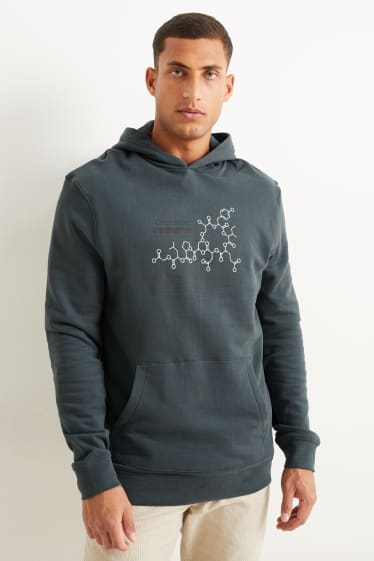 Men - Hoodie - dark gray