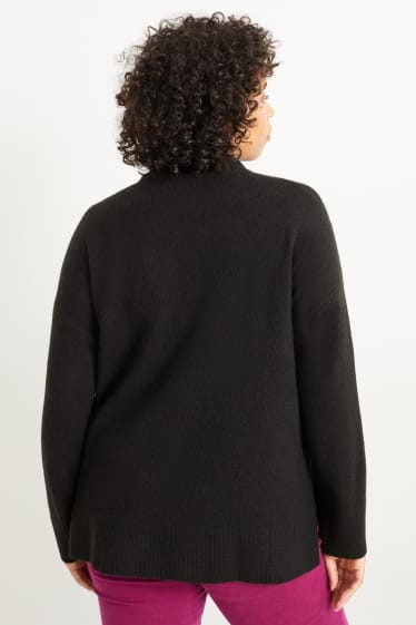 Damen - Pullover - schwarz