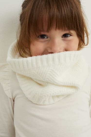 Enfants filles - Tour de cou - blanc