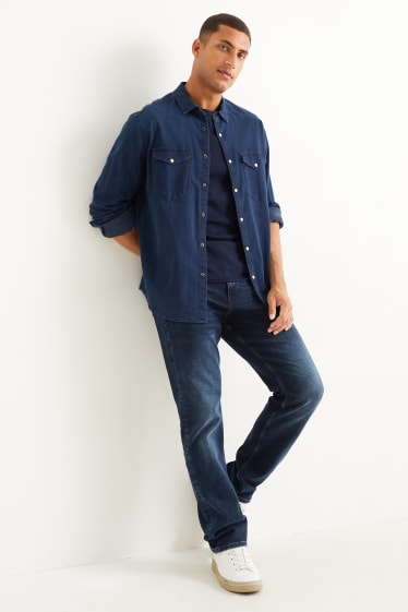 Hombre - Straight jeans - Flex jog denim - LYCRA® - vaqueros - azul oscuro