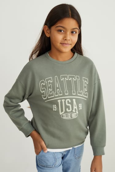 Bambine - Felpa - verde