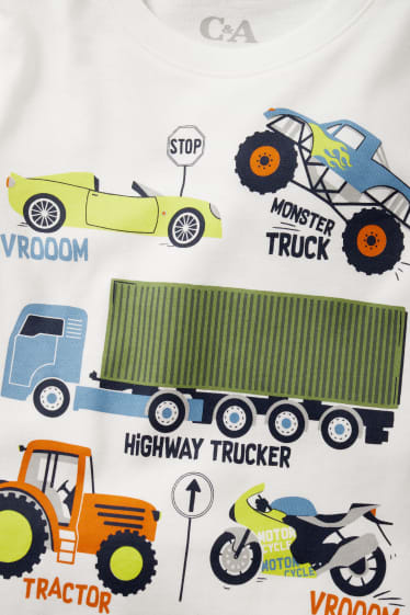 Kinderen: jongens - Set van 5 - longsleeve - blauw