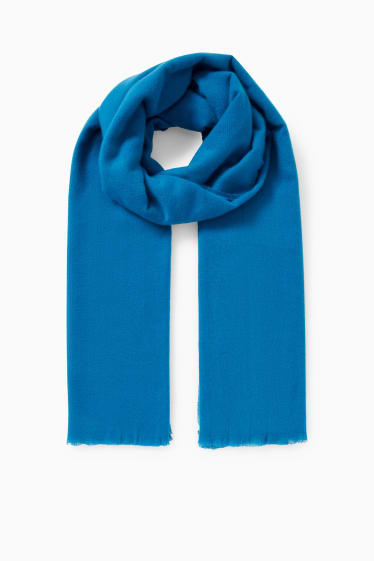 Dames - Sjaal - blauw