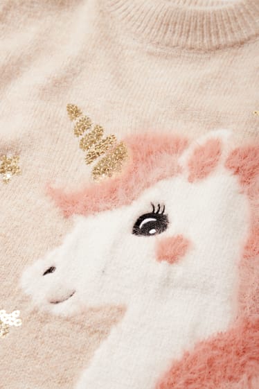 Nena - Unicorn - Conjunt - vestit i mitges de punt - 2 peces - beix