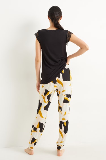Dona - Pantalons de pijama - estampats - rosa