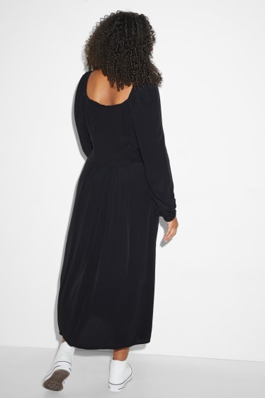 Dona - Vestit amb coll ample - negre