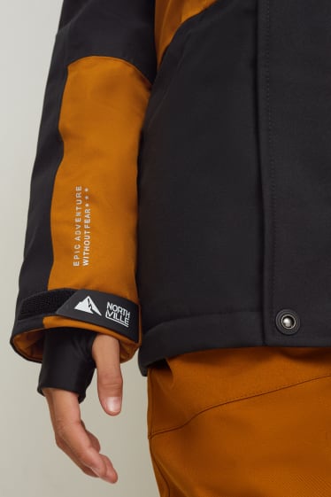 Enfants garçons - Veste de ski à capuche - noir