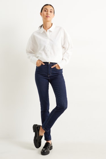 Donna - Slim jeans - vita alta - LYCRA® - jeans blu scuro