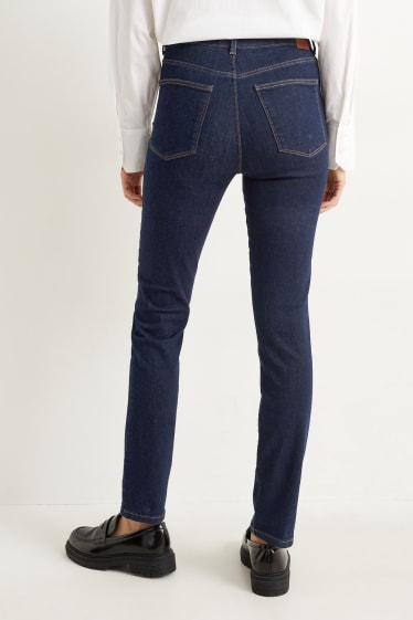 Donna - Slim jeans - vita alta - LYCRA® - jeans blu scuro