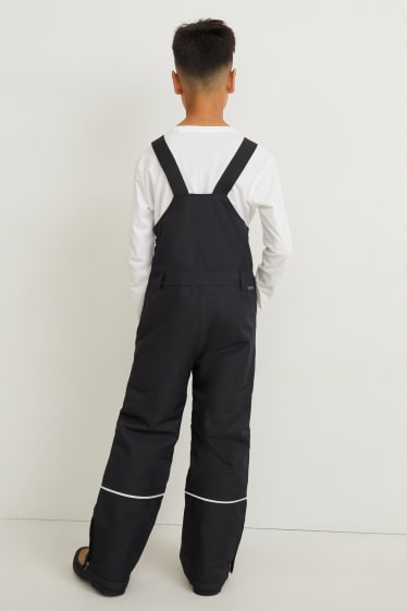 Kinder Jungen - Skihose - wasserdicht - schwarz