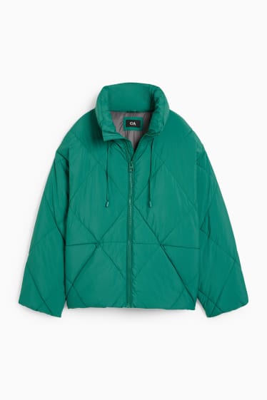 Damen - Steppjacke - dunkelgrün