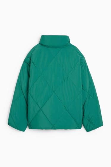 Damen - Steppjacke - dunkelgrün