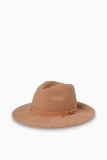Mujer - Sombrero - marrón claro