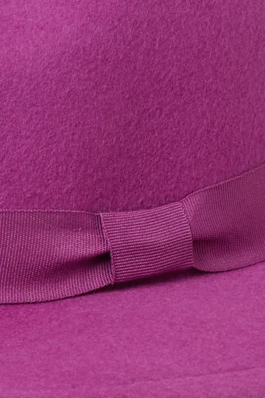 Damen - Hut - violett