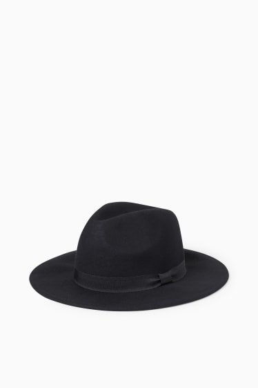 Damen - Hut - schwarz