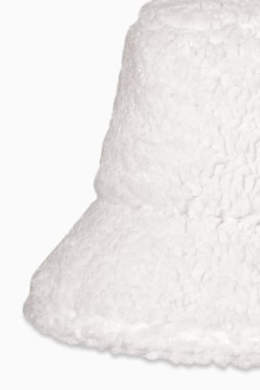 Dona - CLOCKHOUSE - barret de pèl sintètic - blanc trencat