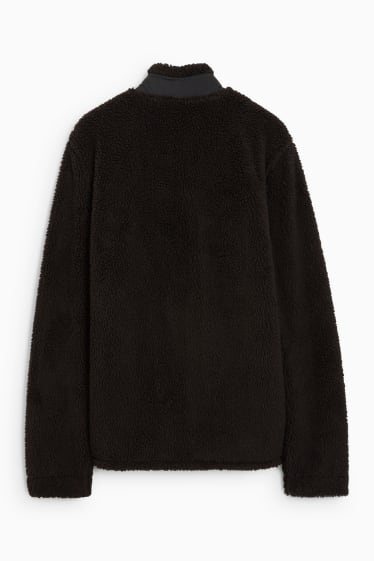 Men - Teddy fur jacket - THERMOLITE® - black