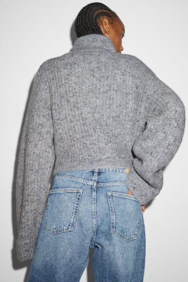 Femei - CLOCKHOUSE - pulover - gri deschis melanj