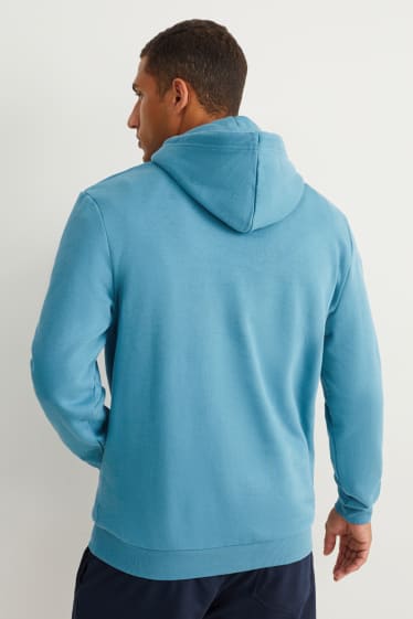 Home - Dessuadora amb caputxa - blau