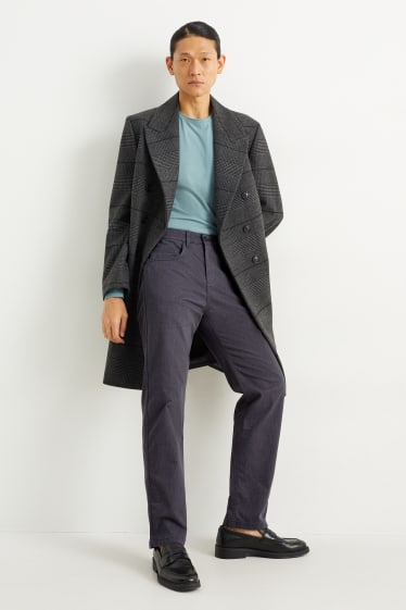Hommes - Pantalon - regular fit - jean gris foncé
