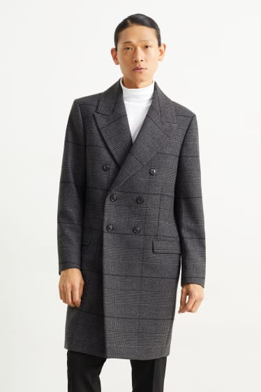 Uomo - Cappotto - grigio scuro