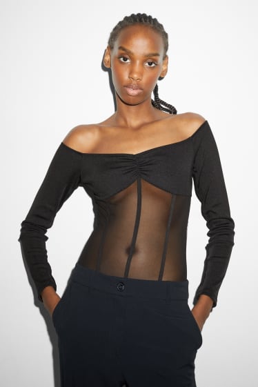 Damen - Body - schwarz