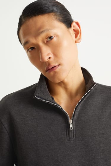 Hommes - Sweat - gris foncé