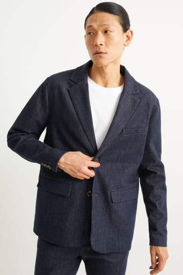 Hommes - Veste en jean - regular fit - bleu foncé