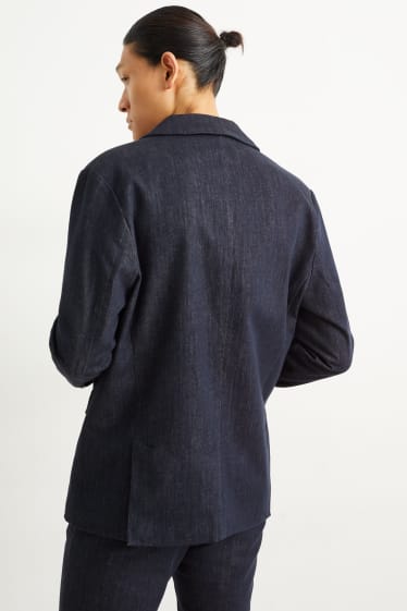 Men - Tailored denim jacket - regular fit - dark blue