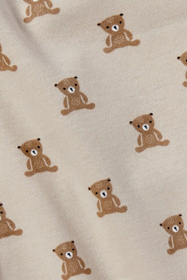 Bébés - Lot de 5 - bodys pour bébé - beige