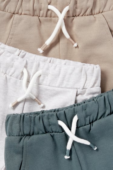 Baby Jungen - Multipack 3er - Baby-Jogginghose - beige